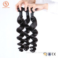 Good quality grade 7A different texture virgin indian hair loose wave with 4*4 lace closure
